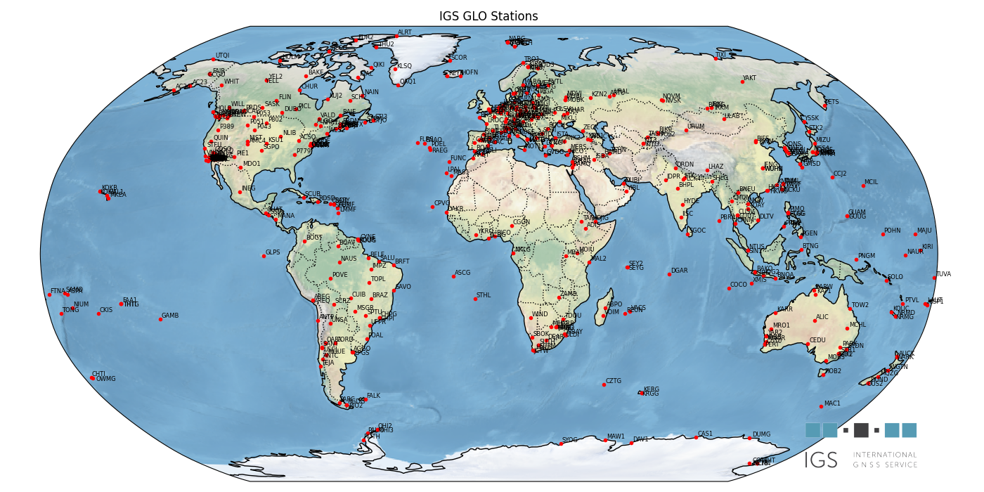 GLONASS Constellation Map