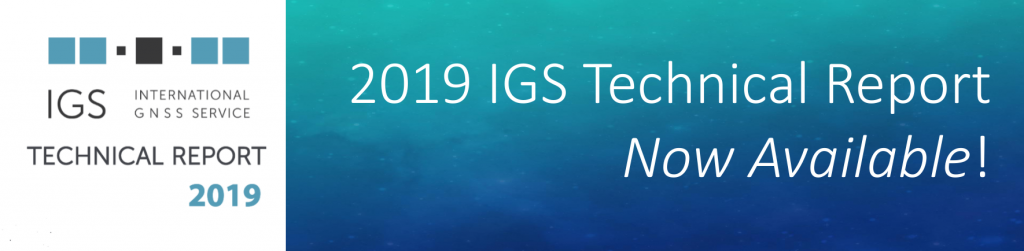 2019 IGS Technical Report Now Available!