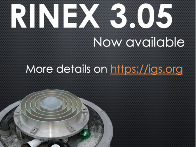 RINEX 3.05 Now Available