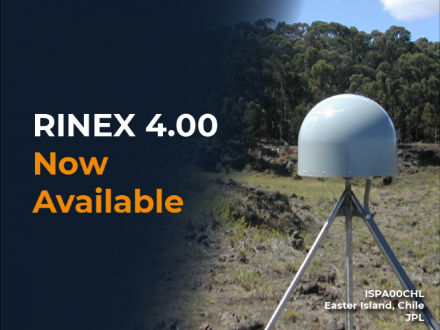 RINEX 4.00 Now Available