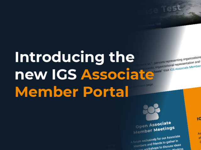 Introducing the new IGS Associate Member Portal