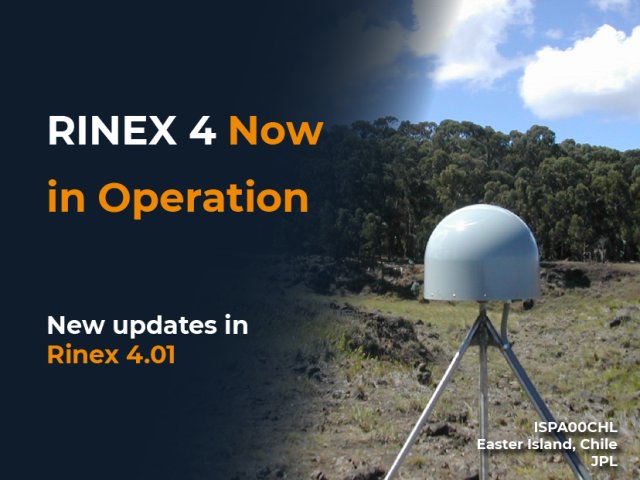RINEX 4 Now in Operation, New Updates in RINEX 4.01