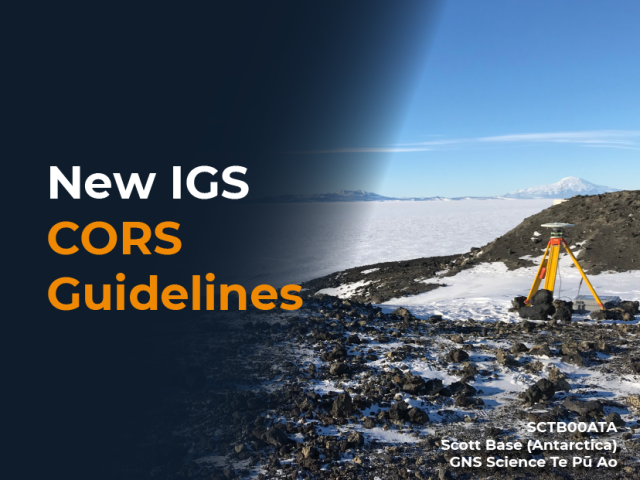 New IGS CORS Guidelines